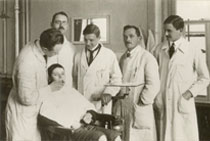 Patient Seated In A Dental Chair